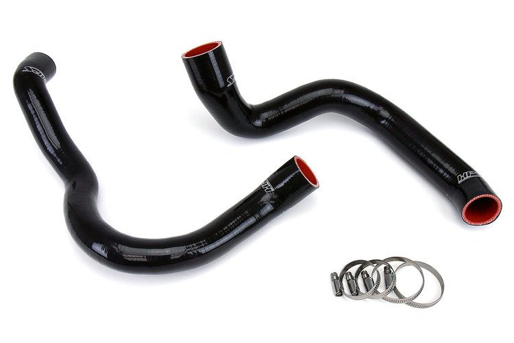 57-1219-BLK Radiator Hose Kit, High-Temp 3-Ply Reinforced Silicone, Replace OEM Rubber Radiator Coolant Hoses