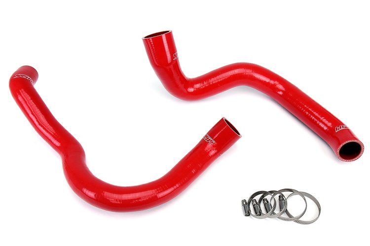 57-1219-RED Radiator Hose Kit, High-Temp 3-Ply Reinforced Silicone, Replace OEM Rubber Radiator Coolant Hoses