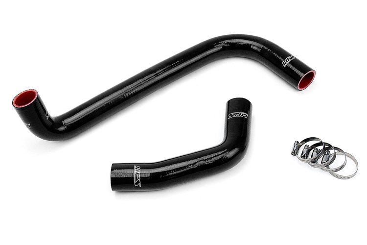 57-1224-BLK Radiator Hose Kit, High-Temp 3-Ply Reinforced Silicone, Replace OEM Rubber Radiator Coolant Hoses