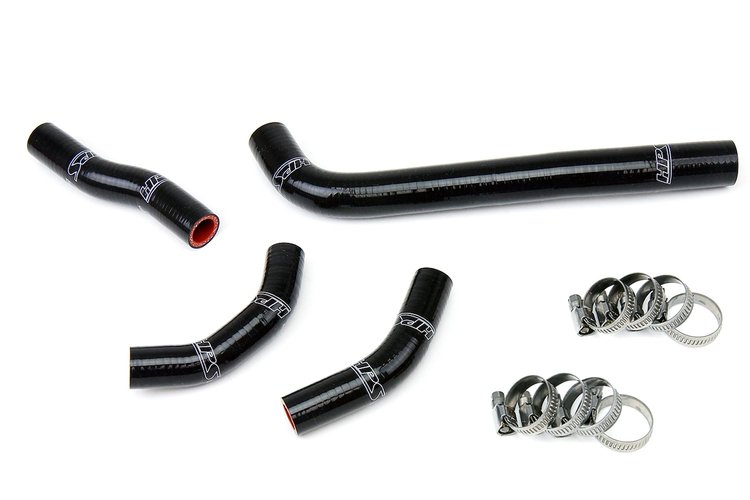 57-1235-BLK Radiator Hose Kit, High-Temp 3-Ply Reinforced Silicone, Replace OEM Rubber Radiator Coolant Hoses