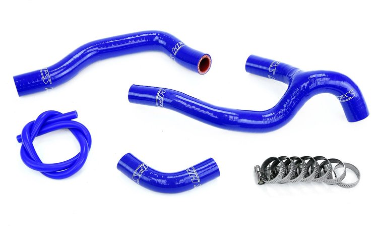 57-1237-BLUE Radiator Hose Kit, High-Temp 3-Ply Reinforced Silicone, Replace OEM Rubber Radiator Coolant Hoses