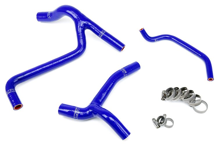 57-1243-BLUE Radiator Hose Kit, High-Temp 3-Ply Reinforced Silicone, Replace OEM Rubber Radiator Coolant Hoses