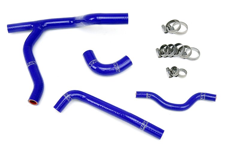 57-1245-BLUE Radiator Hose Kit, High-Temp 3-Ply Reinforced Silicone, Replace OEM Rubber Radiator Coolant Hoses