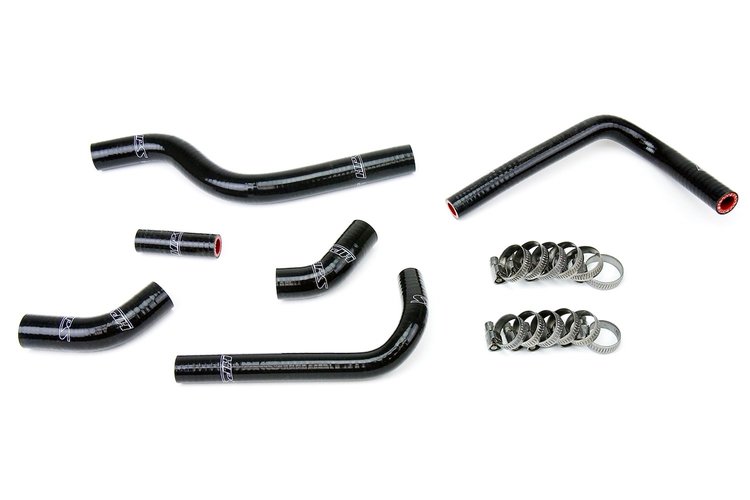 57-1252-BLK Radiator Hose Kit, High-Temp 3-Ply Reinforced Silicone, Replace OEM Rubber Radiator Coolant Hoses