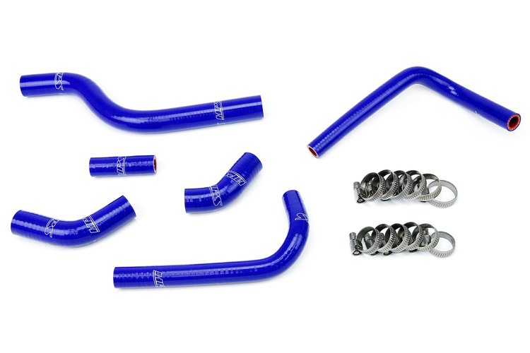 57-1252-BLUE Radiator Hose Kit, High-Temp 3-Ply Reinforced Silicone, Replace OEM Rubber Radiator Coolant Hoses