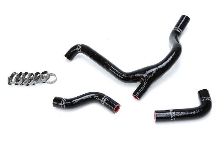 57-1254-BLK Radiator Hose Kit, High-Temp 3-Ply Reinforced Silicone, Replace OEM Rubber Radiator Coolant Hoses