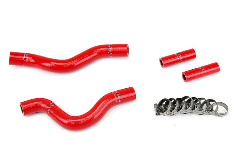 57-1257-RED Radiator Hose Kit, High-Temp 3-Ply Reinforced Silicone, Replace OEM Rubber Radiator Coolant Hoses