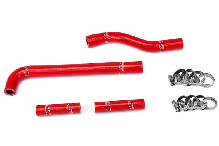 57-1259-RED Radiator Hose Kit, High-Temp 3-Ply Reinforced Silicone, Replace OEM Rubber Radiator Coolant Hoses