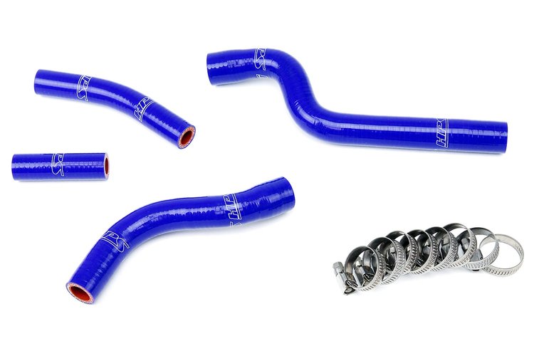 57-1261-BLUE Radiator Hose Kit, High-Temp 3-Ply Reinforced Silicone, Replace OEM Rubber Radiator Coolant Hoses