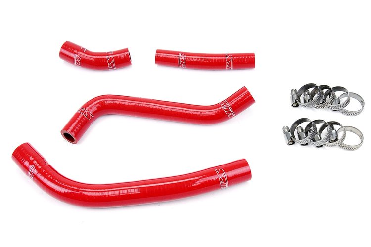 57-1263-RED Radiator Hose Kit, High-Temp 3-Ply Reinforced Silicone, Replace OEM Rubber Radiator Coolant Hoses