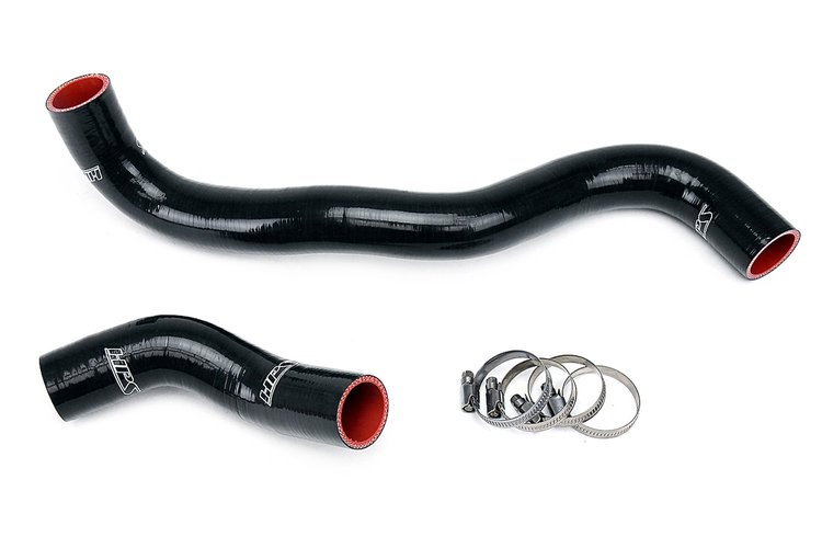 57-1267-BLK Radiator Hose Kit, High-Temp 3-Ply Reinforced Silicone, Replace OEM Rubber Radiator Coolant Hoses