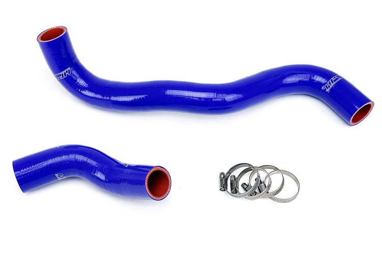 57-1267-BLUE Radiator Hose Kit, High-Temp 3-Ply Reinforced Silicone, Replace OEM Rubber Radiator Coolant Hoses