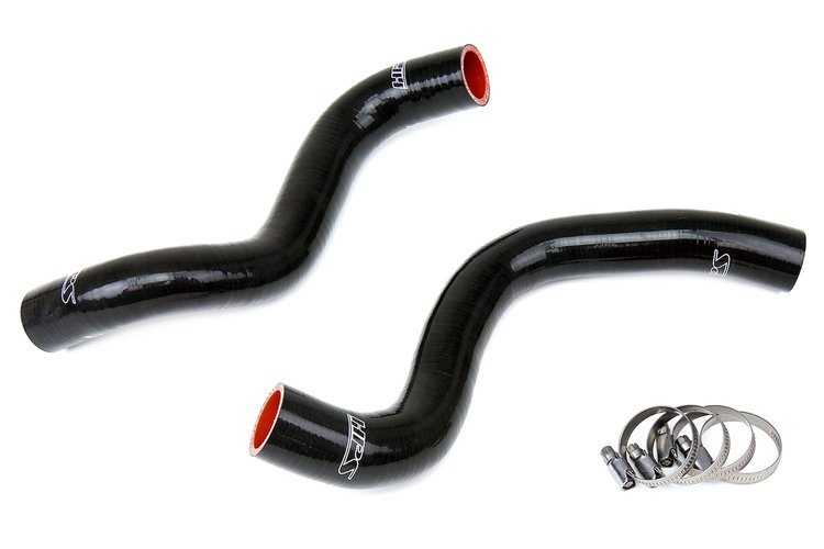 57-1269-BLK Radiator Hose Kit, High-Temp 3-Ply Reinforced Silicone, Replace OEM Rubber Radiator Coolant Hoses