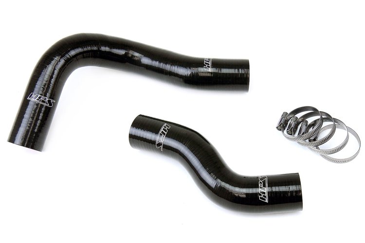 57-1270-BLK Radiator Hose Kit, High-Temp 3-Ply Reinforced Silicone, Replace OEM Rubber Radiator Coolant Hoses