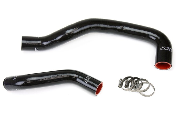 57-1271-BLK Radiator Hose Kit, High-Temp 3-Ply Reinforced Silicone, Replace OEM Rubber Radiator Coolant Hoses