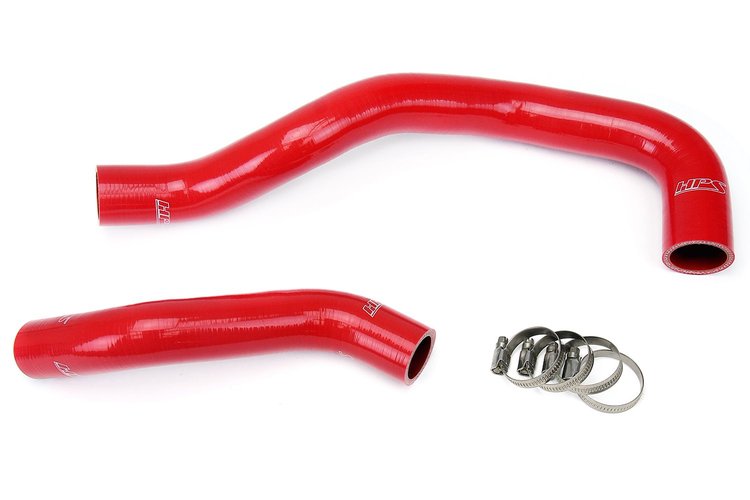 57-1271-RED Radiator Hose Kit, High-Temp 3-Ply Reinforced Silicone, Replace OEM Rubber Radiator Coolant Hoses