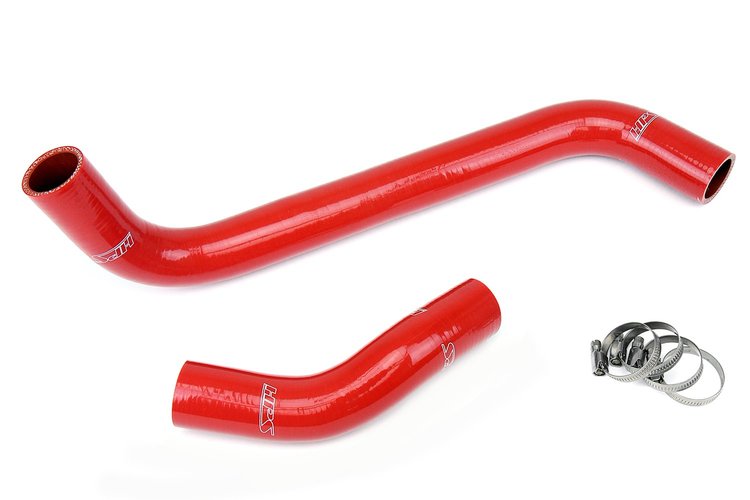 57-1272-RED Radiator Hose Kit, High-Temp 3-Ply Reinforced Silicone, Replace OEM Rubber Radiator Coolant Hoses
