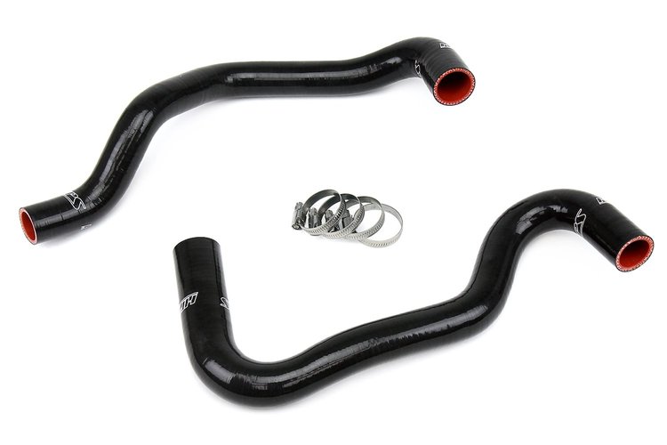 57-1281-BLK Radiator Hose Kit, High-Temp 3-Ply Reinforced Silicone, Replace OEM Rubber Radiator Coolant Hoses