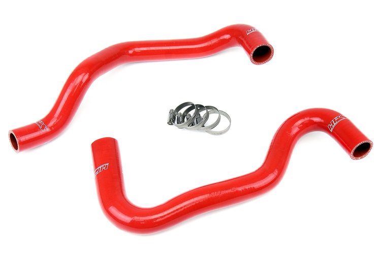 57-1281-RED Radiator Hose Kit, High-Temp 3-Ply Reinforced Silicone, Replace OEM Rubber Radiator Coolant Hoses
