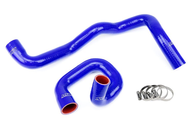 57-1287-BLUE Radiator Hose Kit, High-Temp 3-Ply Reinforced Silicone, Replace OEM Rubber Radiator Coolant Hoses