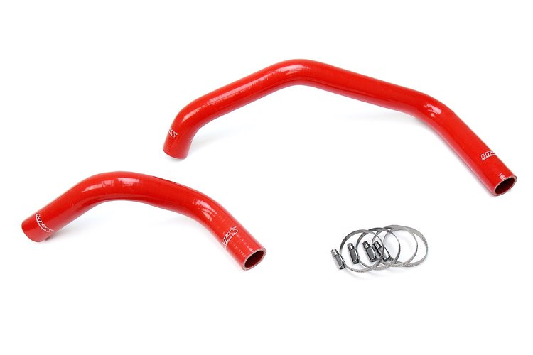 57-1301-RED Radiator Hose Kit, High-Temp 3-Ply Reinforced Silicone, Replace OEM Rubber Radiator Coolant Hoses