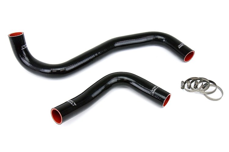 57-1302-BLK Radiator Hose Kit, High-Temp 3-Ply Reinforced Silicone, Replaces OEM Rubber Radiator Coolant Hoses