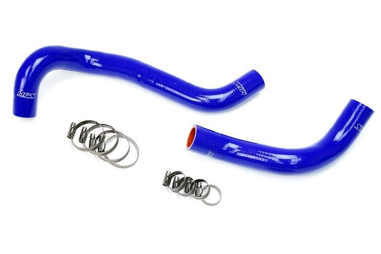 57-1303-BLUE Radiator Hose Kit, High-Temp 3-Ply Reinforced Silicone, Replace OEM Rubber Radiator Coolant Hoses