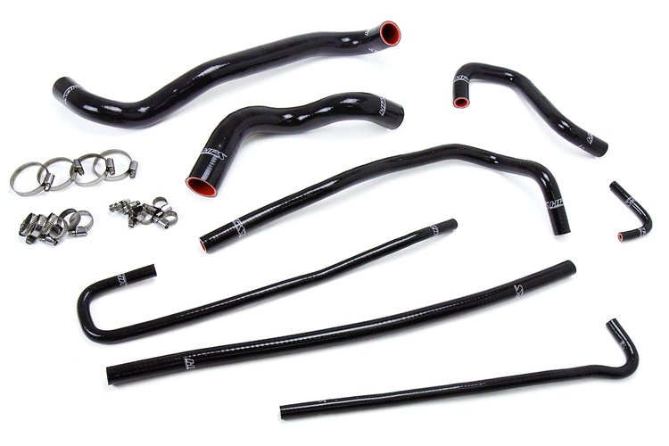 57-1316-BLK Coolant Hose Kit, High-Temp 3-Ply Reinforced Silicone, Replace Rubber Radiator Heater Coolant Hoses