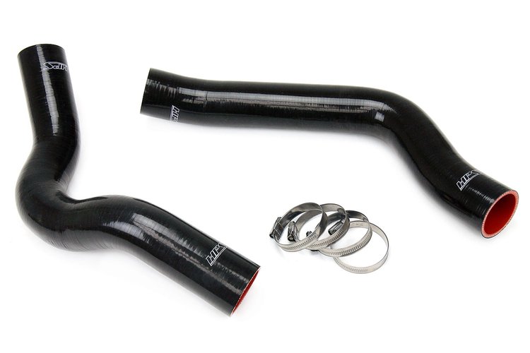 57-1317-BLK Radiator Hose Kit, High-Temp 3-Ply Reinforced Silicone, Replace OEM Rubber Radiator Coolant Hoses