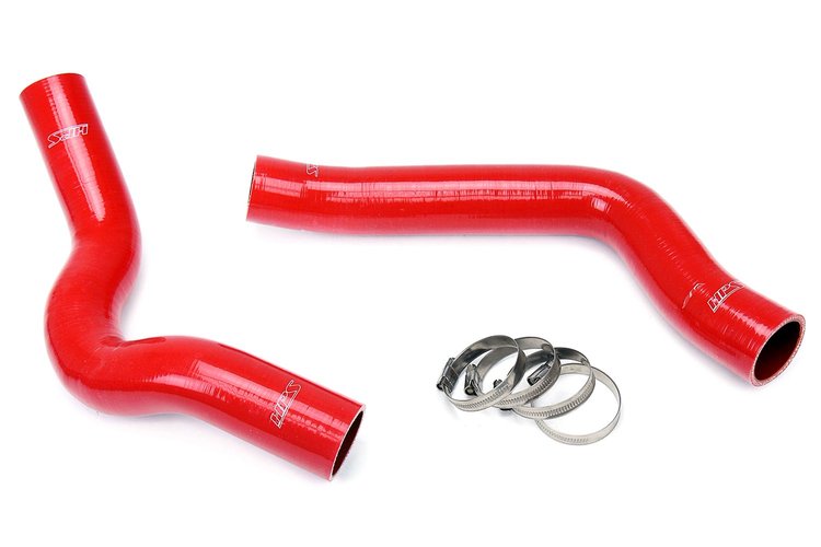 57-1317-RED Radiator Hose Kit, High-Temp 3-Ply Reinforced Silicone, Replace OEM Rubber Radiator Coolant Hoses