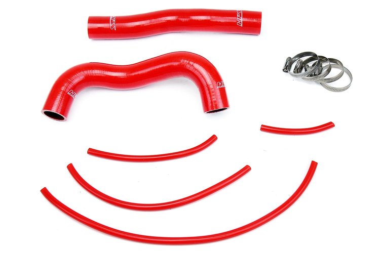 57-1324R-RED Radiator Hose Kit, High-Temp 3-Ply Reinforced Silicone, Replace OEM Rubber Radiator Coolant Hoses