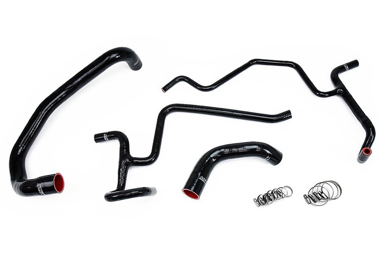 57-1326-BLK Radiator Hose Kit, High-Temp 3-Ply Reinforced Silicone, Replace OEM Rubber Radiator Coolant Hoses