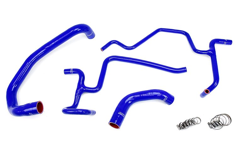 57-1326-BLUE Radiator Hose Kit, High-Temp 3-Ply Reinforced Silicone, Replace OEM Rubber Radiator Coolant Hoses