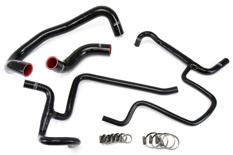 57-1327-BLK Coolant Hose Kit, High-Temp 3-Ply Reinforced Silicone, Replace Rubber Radiator Heater Coolant Hoses