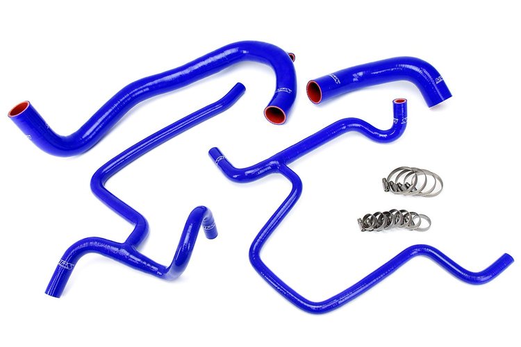 57-1328-BLUE Radiator Hose Kit, High-Temp 3-Ply Reinforced Silicone, Replace OEM Rubber Radiator Coolant Hoses
