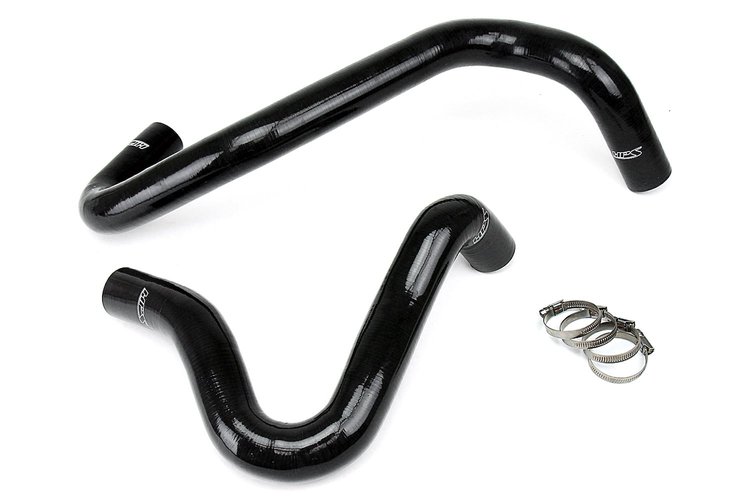 57-1329-BLK Radiator Hose Kit, High-Temp 3-Ply Reinforced Silicone, Replace OEM Rubber Radiator Coolant Hoses