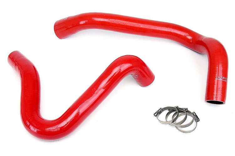 57-1331-RED Radiator Hose Kit, High-Temp 3-Ply Reinforced Silicone, Replace OEM Rubber Radiator Coolant Hoses