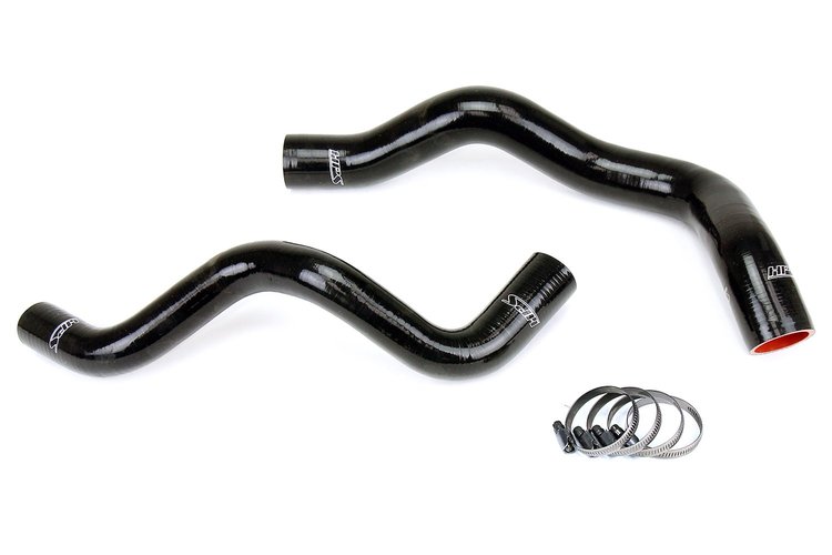 57-1332-BLK Radiator Hose Kit, High-Temp 3-Ply Reinforced Silicone, Replace OEM Rubber Radiator Coolant Hoses
