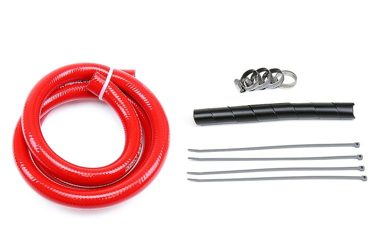 57-1335-RED Heater Hose Kit, High-Temp 3-Ply Reinforced Silicone, Replace OEM Rubber Heater Coolant Hoses