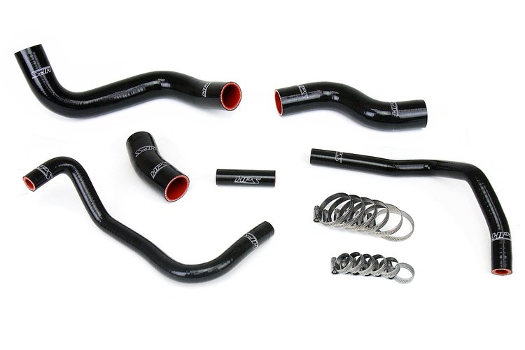 57-1336-BLK Coolant Hose Kit, High-Temp 3-Ply Reinforced Silicone, Replace Rubber Radiator Heater Coolant Hoses