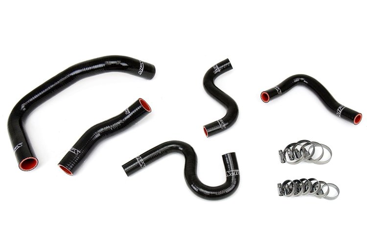 57-1337-BLK Coolant Hose Kit, High-Temp 3-Ply Reinforced Silicone, Replace Rubber Radiator Heater Coolant Hoses