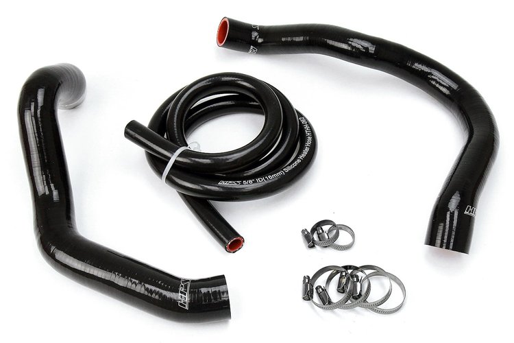 57-1338-BLK Coolant Hose Kit, High-Temp 3-Ply Reinforced Silicone, Replace Rubber Radiator Heater Coolant Hoses