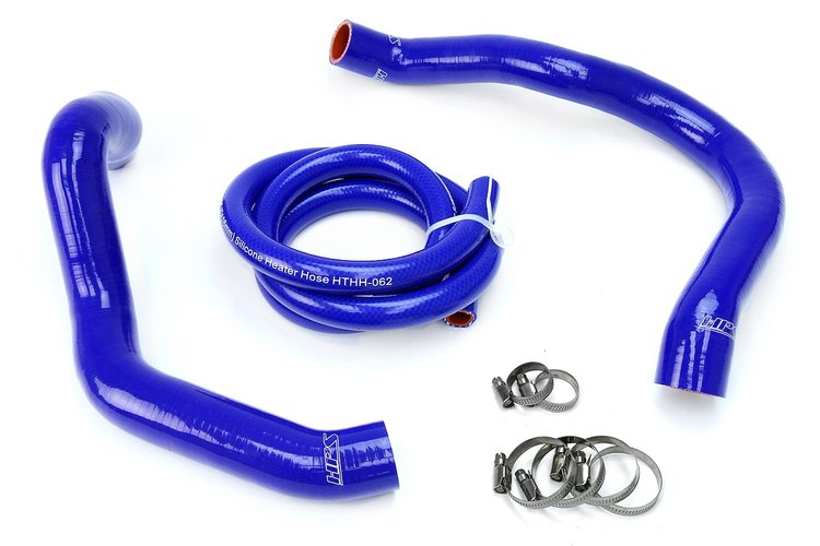 57-1338-BLUE Coolant Hose Kit, High-Temp 3-Ply Reinforced Silicone, Replace Rubber Radiator Heater Coolant Hoses