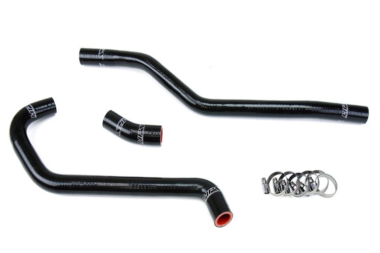 57-1347-BLK Radiator Hose Kit, High-Temp 3-Ply Reinforced Silicone, Replace OEM Rubber Radiator Coolant Hoses