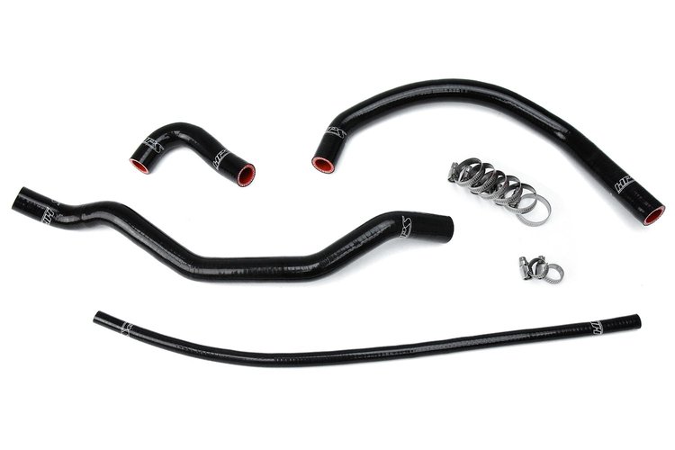 57-1348-BLK Radiator Hose Kit, High-Temp 3-Ply Reinforced Silicone, Replace OEM Rubber Radiator Coolant Hoses