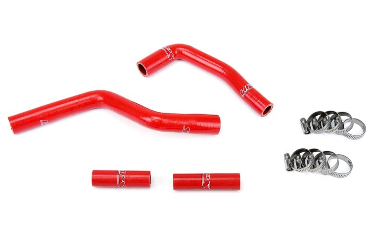 57-1350-RED Radiator Hose Kit, High-Temp 3-Ply Reinforced Silicone, Replace OEM Rubber Radiator Coolant Hoses