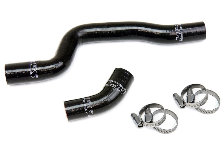 57-1356-BLK Radiator Hose Kit, High-Temp 3-Ply Reinforced Silicone, Replace OEM Rubber Radiator Coolant Hoses