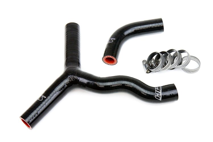 57-1358-BLK Radiator Hose Kit, High-Temp 3-Ply Reinforced Silicone, Replace OEM Rubber Radiator Coolant Hoses