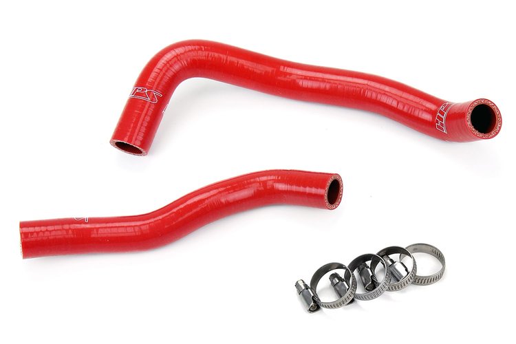 57-1360-RED Radiator Hose Kit, High-Temp 3-Ply Reinforced Silicone, Replace OEM Rubber Radiator Coolant Hoses