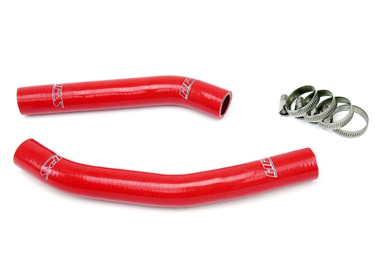57-1361-RED Radiator Hose Kit, High-Temp 3-Ply Reinforced Silicone, Replace OEM Rubber Radiator Coolant Hoses